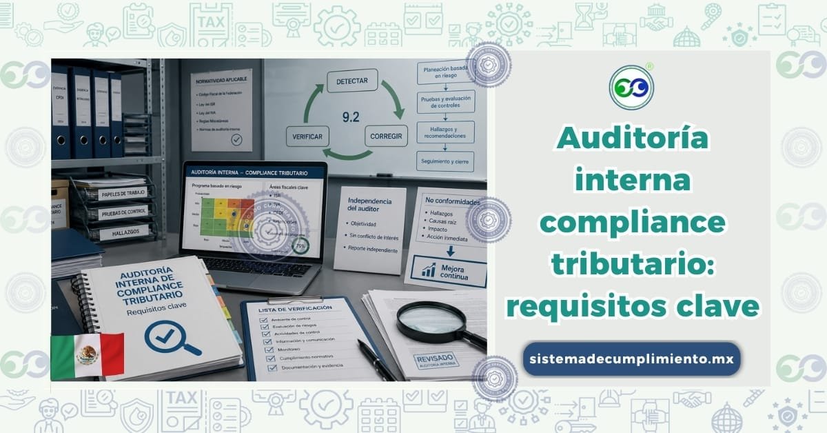 Auditoría interna compliance tributario requisitos clave