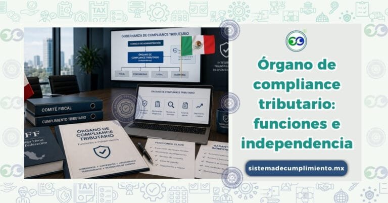 Órgano de compliance tributario: funciones e independencia